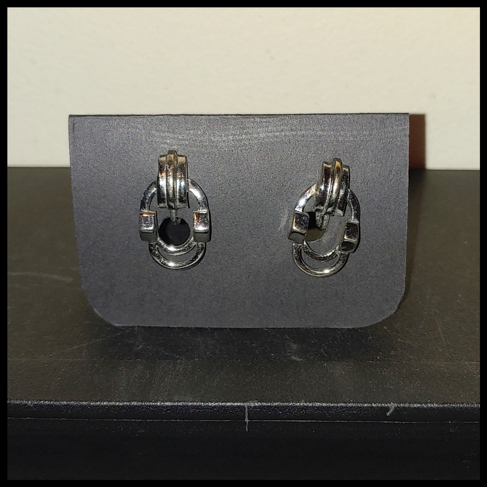 Vintage Industrial Style Clip On Earrings